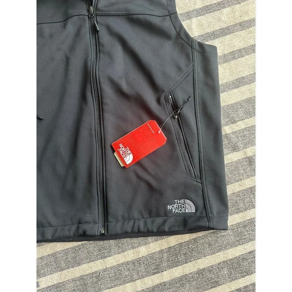 NEW The North Face Wind wall Ridge line soft shell vest. EMBROIDERED
